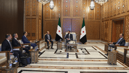 رئاسة الجمهورية العربية السورية- الشرع يلتقي إبراهيم كالن في العاصمة دمشق 18-9-2025-2.jpg