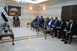 معاون الأمين العام لرئاسة الجمهورية لشؤون مجلس الوزراء يلتقي وفد ممثلي الطائفة المرشدية في سورية 30-6-2025.jpg