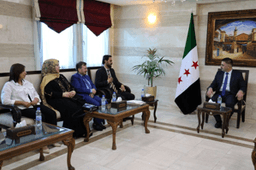 معاون الأمين العام لرئاسة الجمهورية العربية السورية يلتقي وفد من اتحاد الكتاب العرب 4-7-2025-1.jpg
