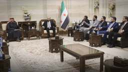 السيد رئيس مجلس الوزراء المهندس محمد البشير، يستقبل وفداً من مجموعة أبو ظبي للاستثمار، بحثوا خلال الجلسة آليات التعاون في جميع المجالات والقطاعات بسورية 3-2-2025 (1).jpg