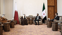 لقاء جمع أحمد الشرع ووزير الخارجية السورية مع وزير الدولة القطرية 23-12-2024 (2).jpg