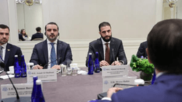 رئاسة الجمهورية العربية السورية- الشرع يلتقي بوزير الخارجية الأمريكي السيد ماركو روبيو 22-9-2025.jpg