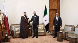 لقاء جمع أحمد الشرع ووزير الخارجية السورية مع وزير الدولة القطرية 23-12-2024 (3).jpg